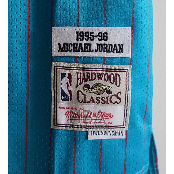 Camiseta Chicago Bulls Michael Jordan NO 23 Mitchell & Ness 1995-96 Azul